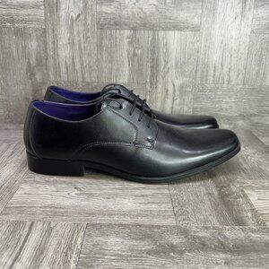 Perry Ellis Men's size 10 Black Dress Shoes